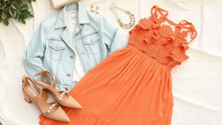 akcesoria do brzoskwiniowej sukienki