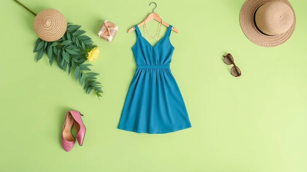 kombinacje kolorów do niebieskiej sukienki
