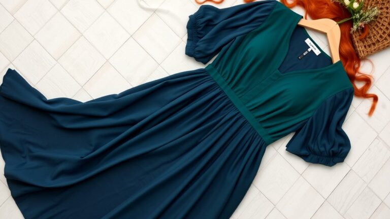 sukienka do rudych włosów