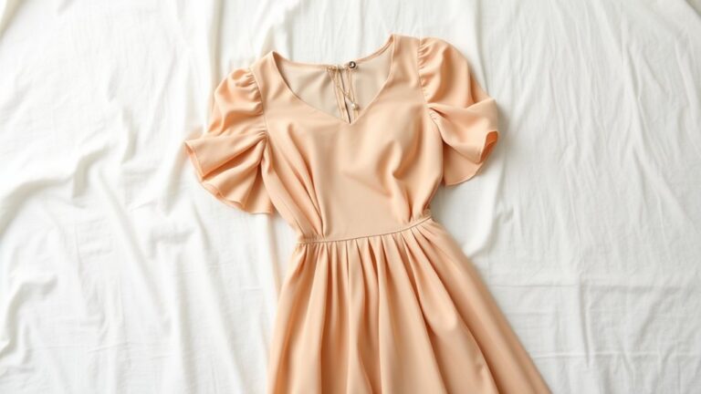 elegancka sukienka z rękawami