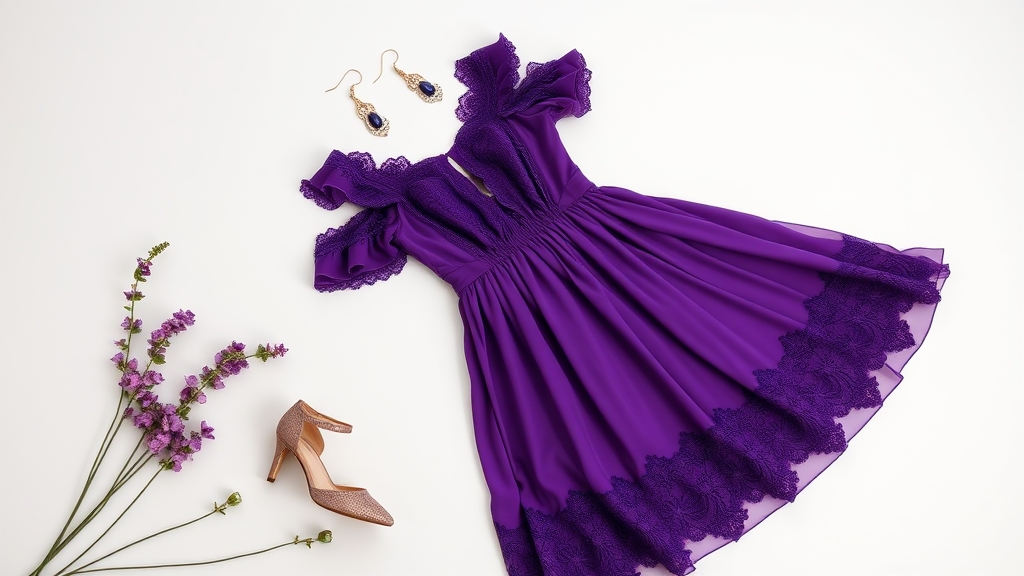 podnieść fioletowe ubrania akcesoria