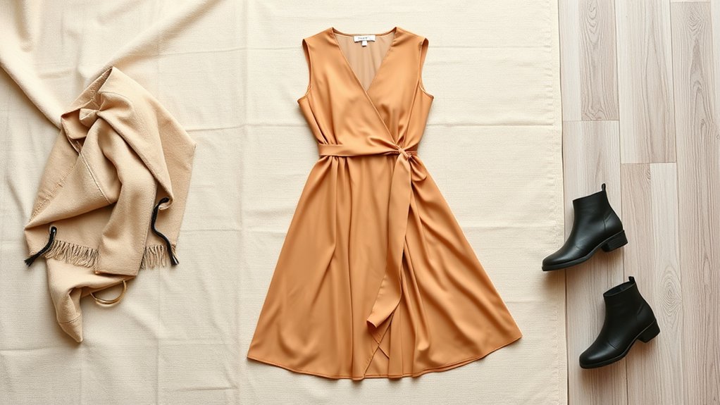 flattering dress for calves