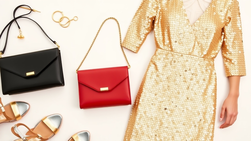 harmonizujące torby z cekinami