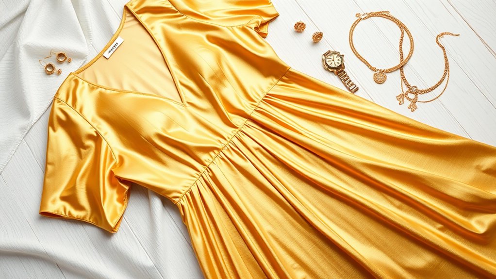 biżuteria do złotej sukienki