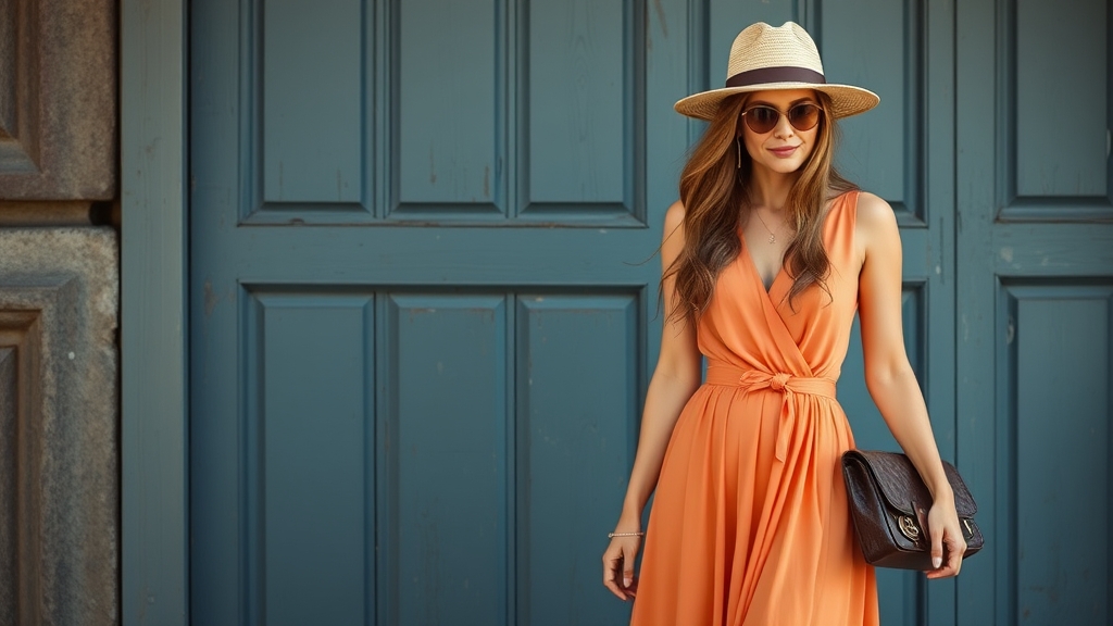 biżuteria do brzoskwiniowej sukienki