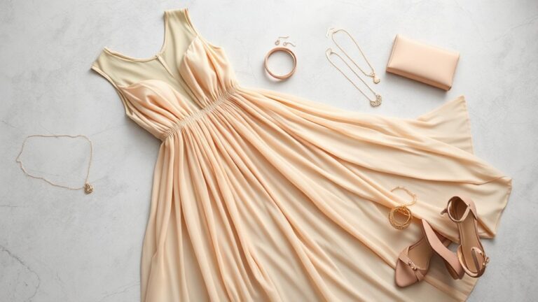 Opcje biżuterii do beżowej sukienki