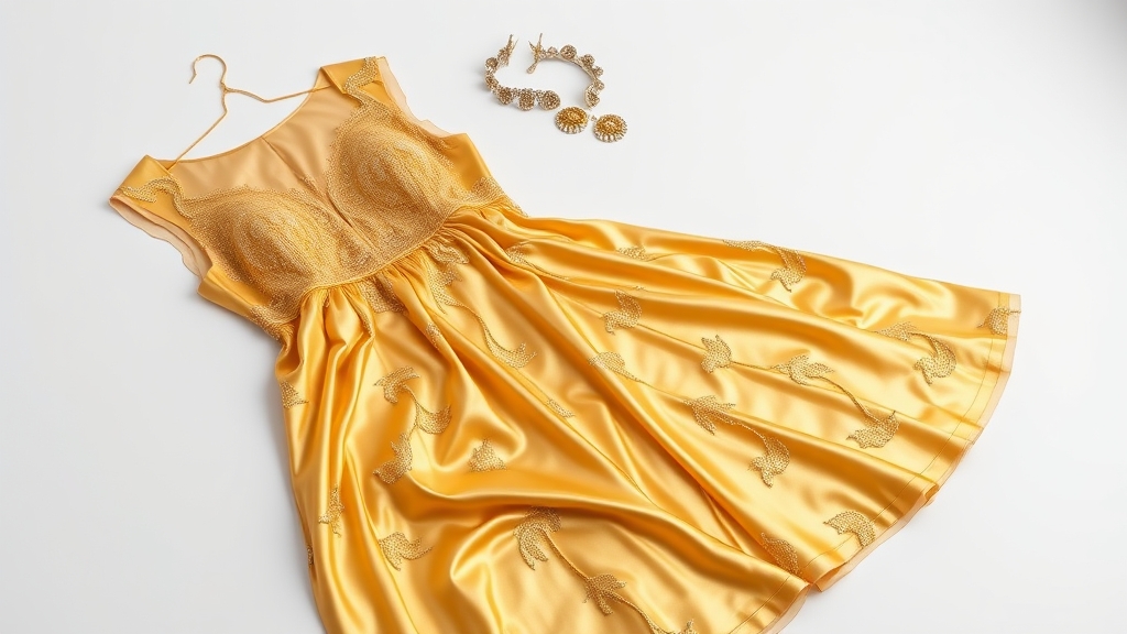 style biżuterii do złotych sukienek