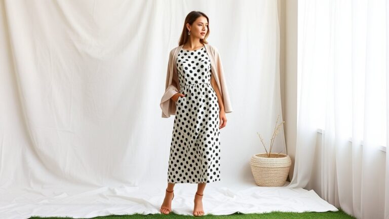 odrodzenie sukien w kropki