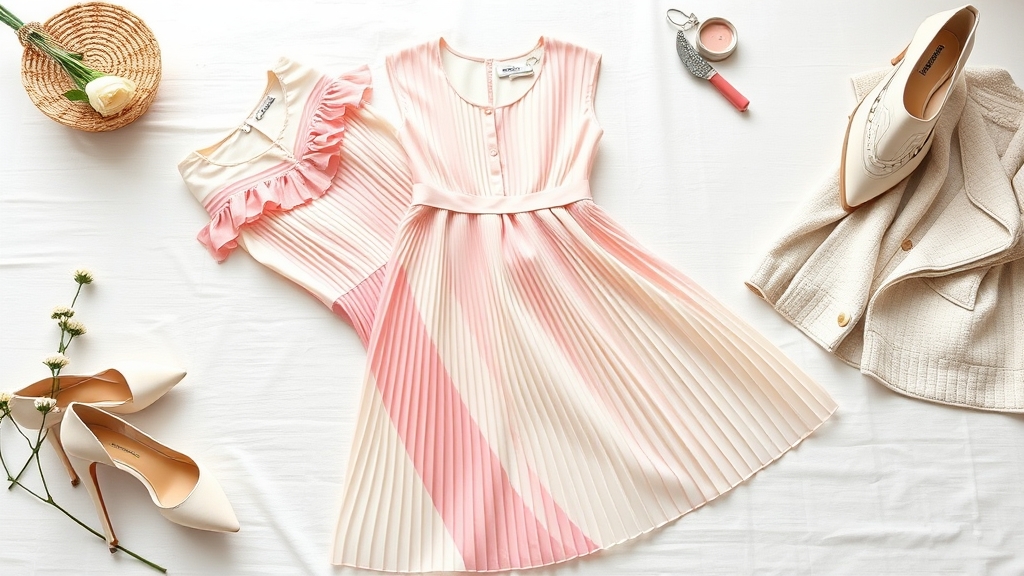 Starannie przygotuj plisowaną sukienkę