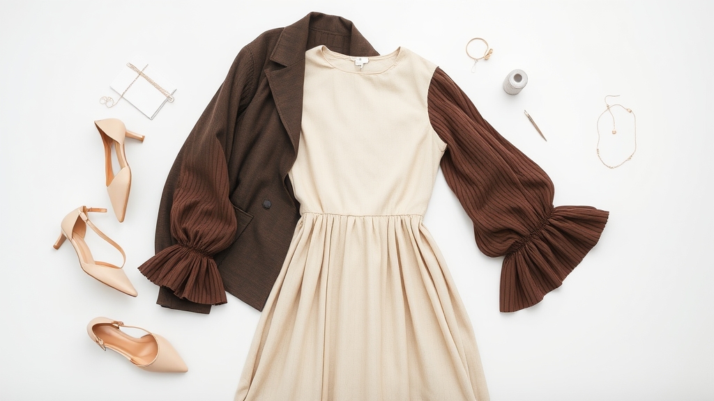 przygotowanie sukienki na rękawy