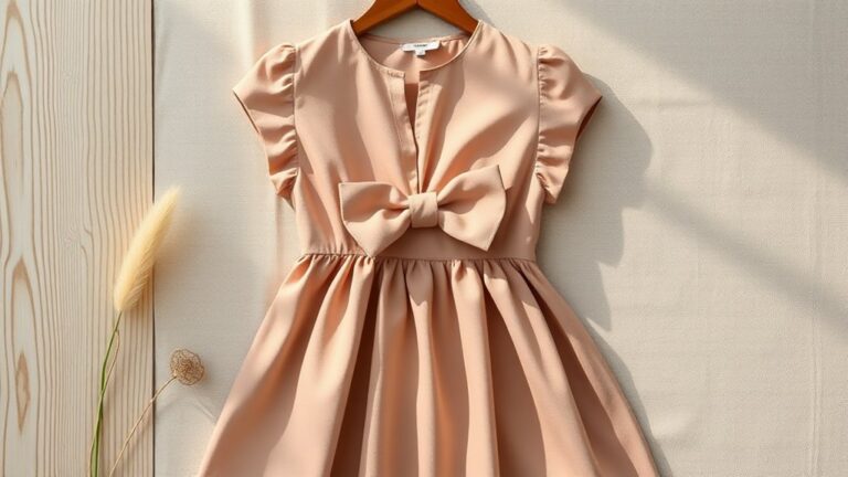 szycie kokardy do sukienki