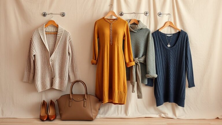 wybór swetra do sukienki