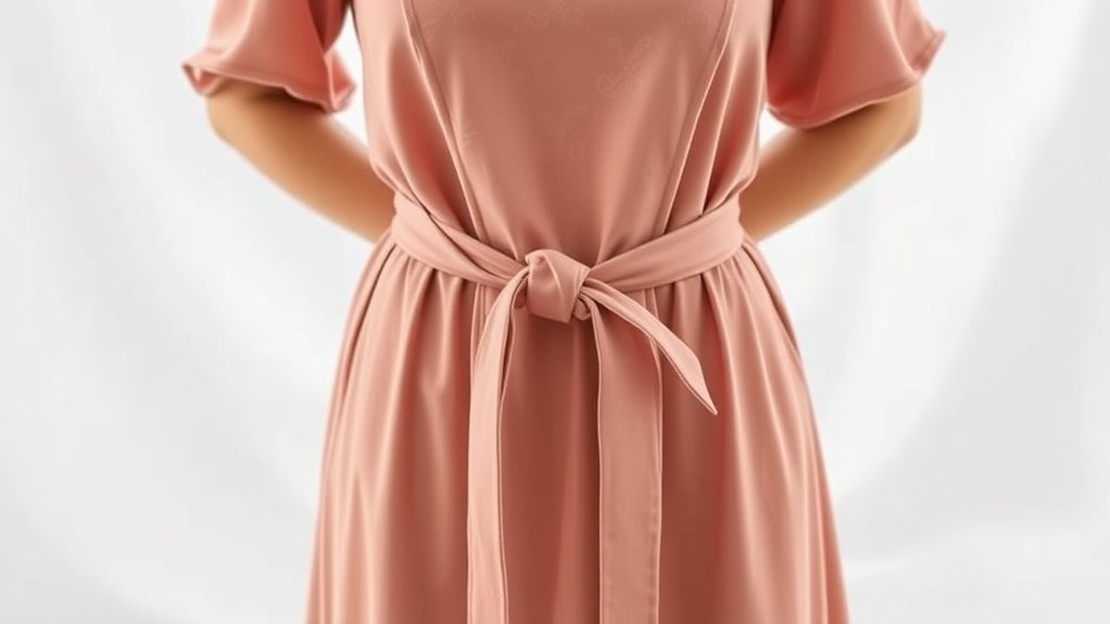 wiązać prawidłowo pasek do sukienki