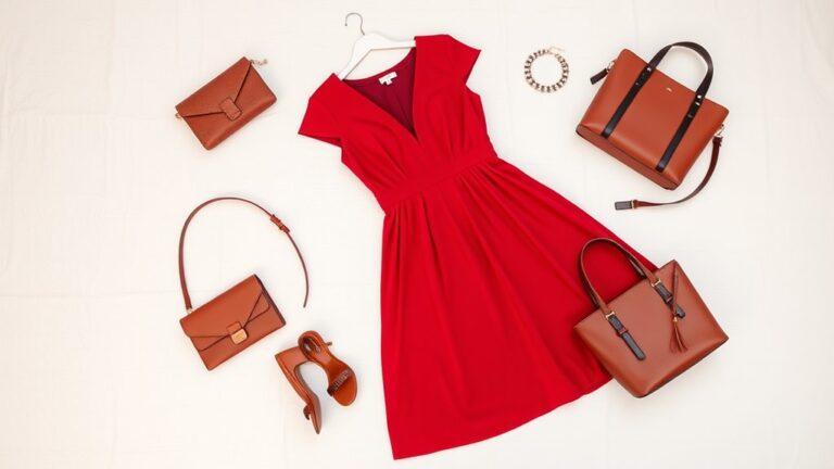 najlepsza torba do czerwonej sukienki