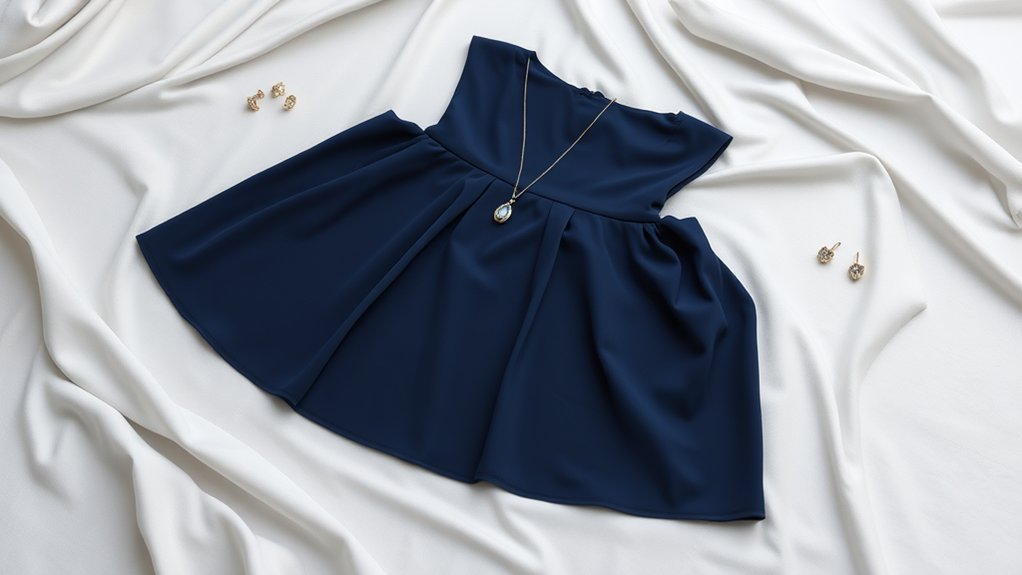 Biżuteria, która uzupełni granatową sukienkę