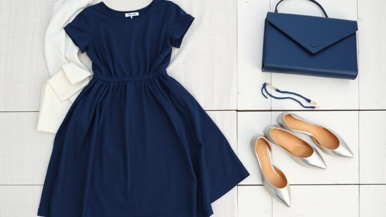 makijaż idealny do niebieskiej sukienki