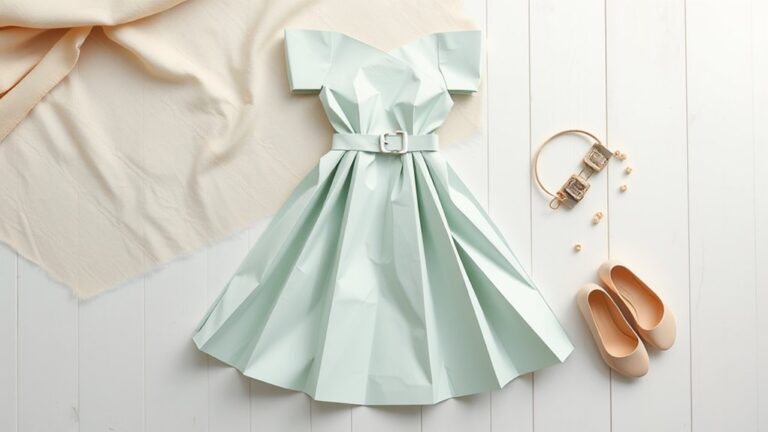 papierowa sukienka DIY przewodnik